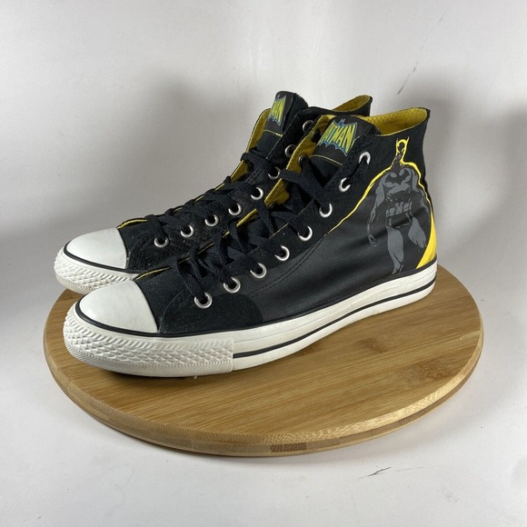 Converse Other - Converse Chuck Taylor Batman DC 75 Comics Mens Size 10 Womens 12 US Rare